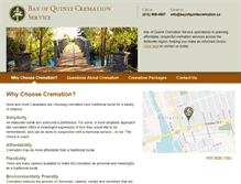 Tablet Screenshot of bayofquintecremation.ca